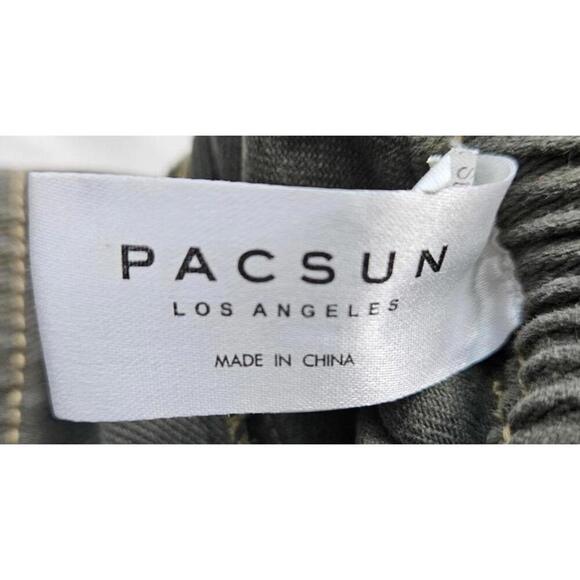 PacSun Women's Olive Green Straight Leg Cargo Pants Size Small - Picture 4 of 8